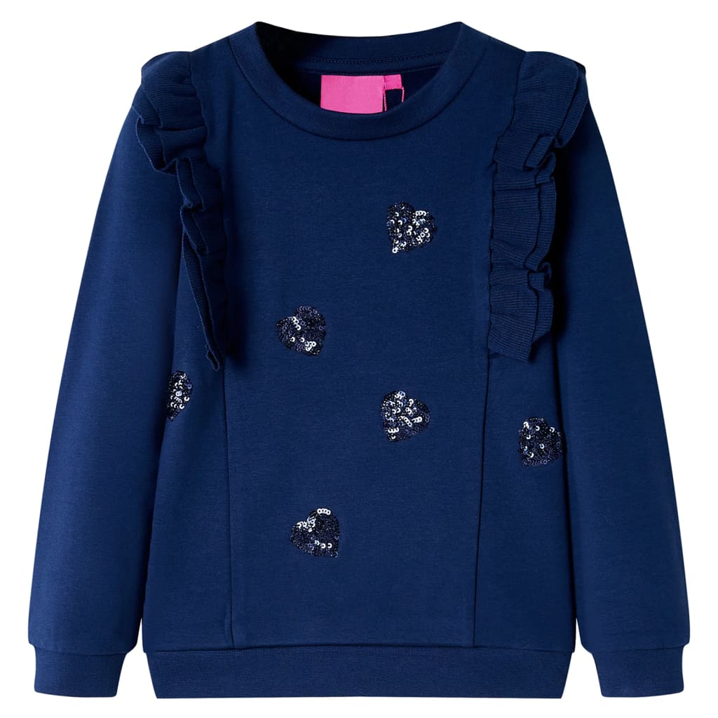 JUNG Vida Kinder-Sweatshirt Marineblau 104
