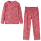 JUNG Vida Kinderpyjama mit Langen Ärmeln Altrosa 128