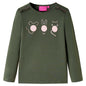JUNG Vida Kinder-Langarmshirt Khaki 140