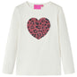 JUNG Vida Kinder-Langarmshirt Ecru 92