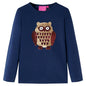 JUNG Vida Kinder-Langarmshirt Marineblau 104