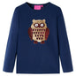 JUNG Vida Kinder-Langarmshirt Marineblau 116