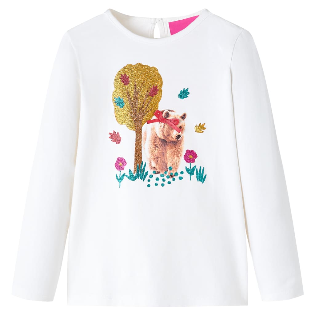 JUNG Vida Kinder-Langarmshirt Ecru 128