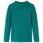 JUNG Vida Kinder-Langarmshirt Rippstrick Dunkelgrün 116