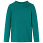 JUNG Vida Kinder-Langarmshirt Rippstrick Dunkelgrün 128