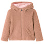 JUNG Vida Kinder-Kapuzenjacke Teddy-Kunstpelz Heller Cognac 116