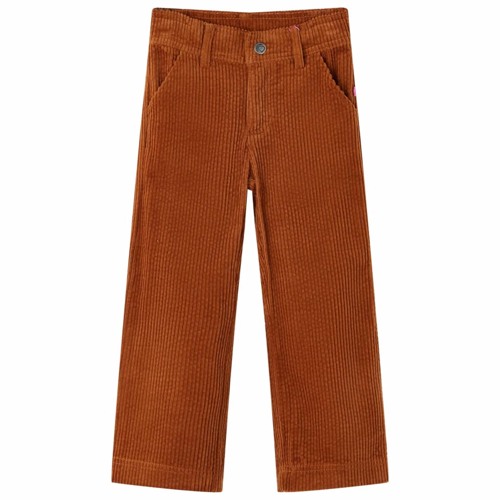 JUNG Vida Kinderhose Cord Cognac 104