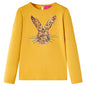 JUNG Vida Kinder-Langarmshirt Ocker 92