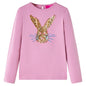 JUNG Vida Kinder-Langarmshirt Dunkelrosa 92