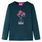 JUNG Vida Kinder-Langarmshirt Dunkelgrün 104