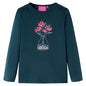 JUNG Vida Kinder-Langarmshirt Dunkelgrün 116