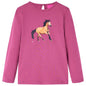 JUNG Vida Kinder-Langarmshirt Himbeerrot 92