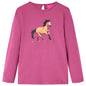 JUNG Vida Kinder-Langarmshirt Himbeerrot 116
