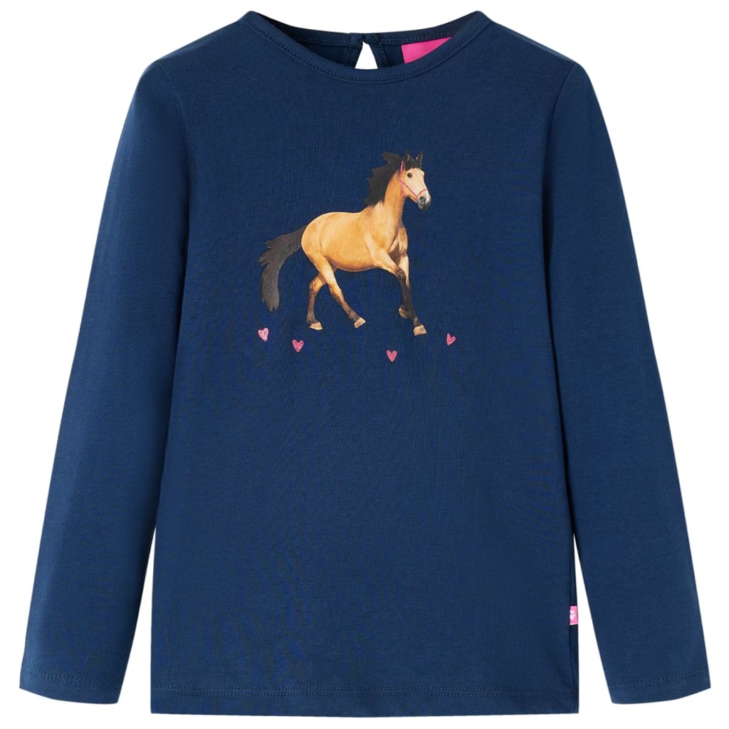 JUNG Vida Kinder-Langarmshirt Marineblau 92