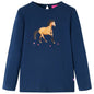 JUNG Vida Kinder-Langarmshirt Marineblau 104