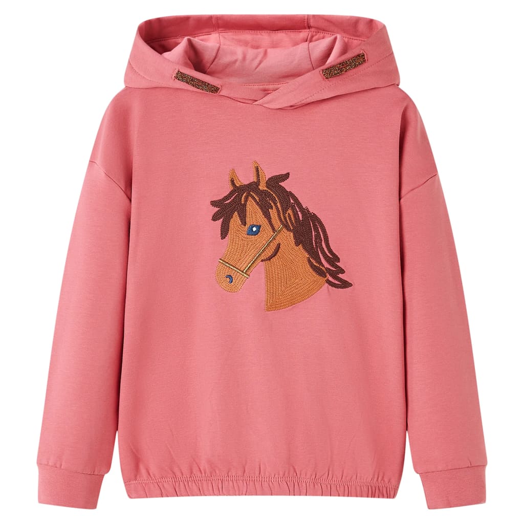 JUNG Vida Kinder-Kapuzenpullover Altrosa 92