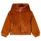 JUNG Vida Kinder-Kapuzenjacke Kunstpelz Cognac 104