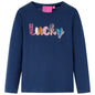 JUNG Vida Kinder-Langarmshirt Marineblau 116