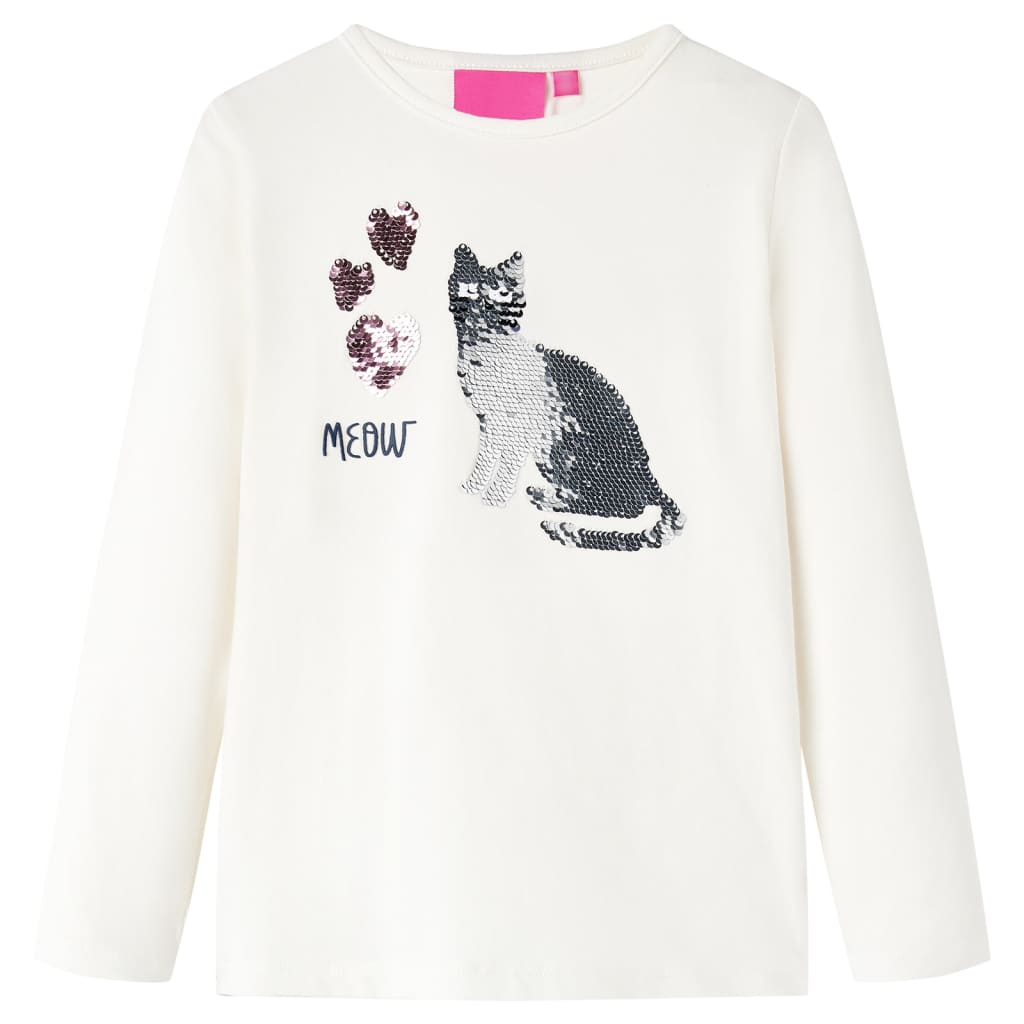 JUNG Vida Kinder-Langarmshirt Ecru 116