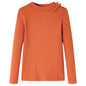 JUNG Vida Kinder-Langarmshirt Dunkelorange 116