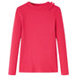 JUNG Vida Kinder-Langarmshirt Knallrosa 128