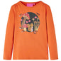 JUNG Vida Kinder-Langarmshirt Dunkelorange 116