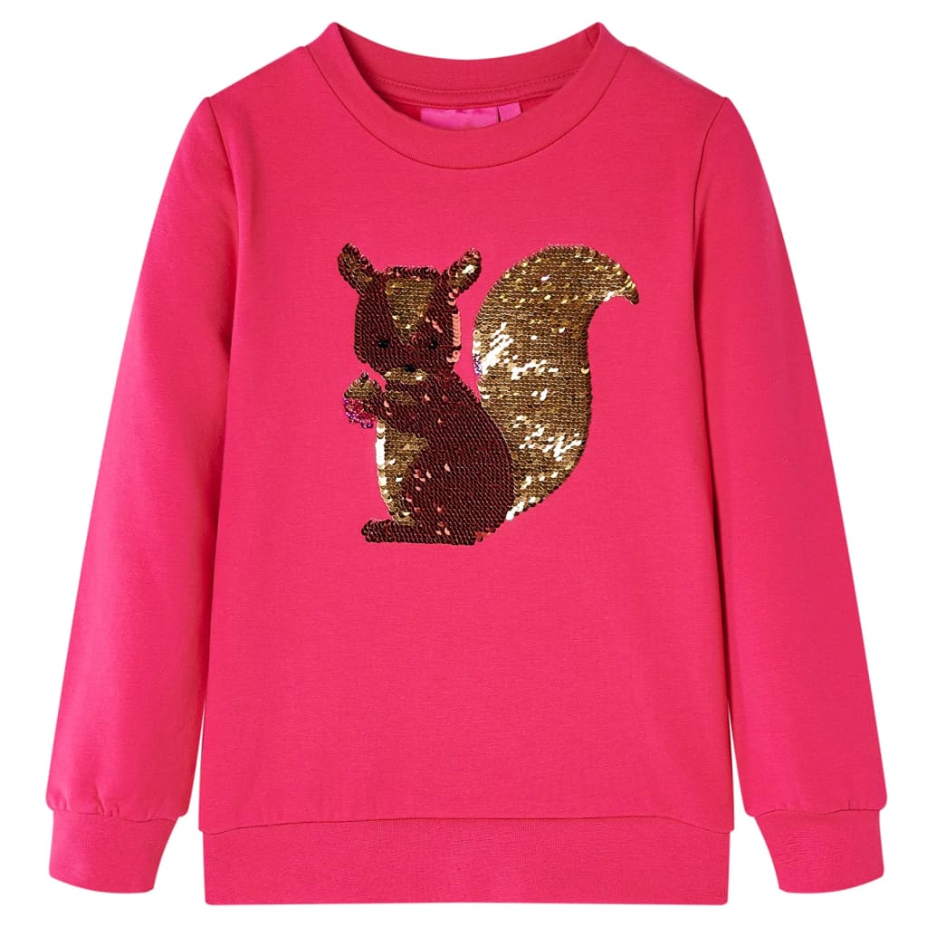 JUNG Vida Kinder-Sweatshirt Knallrosa 116