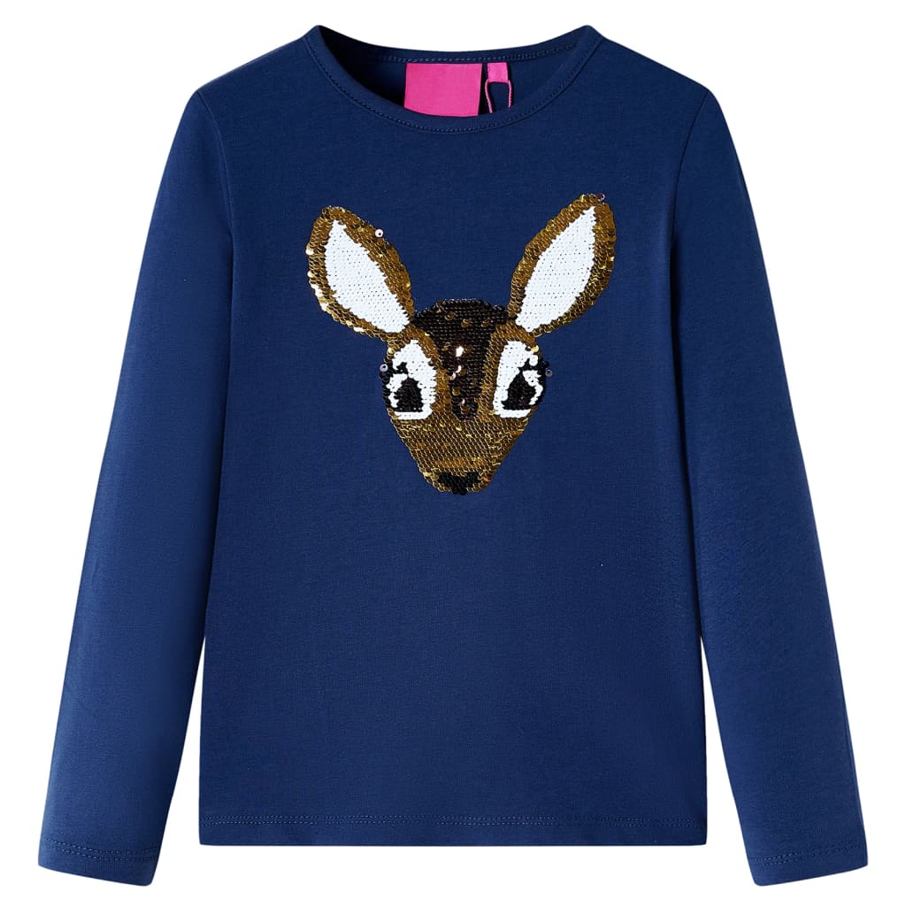 JUNG Vida Kinder-Langarmshirt Marineblau 92