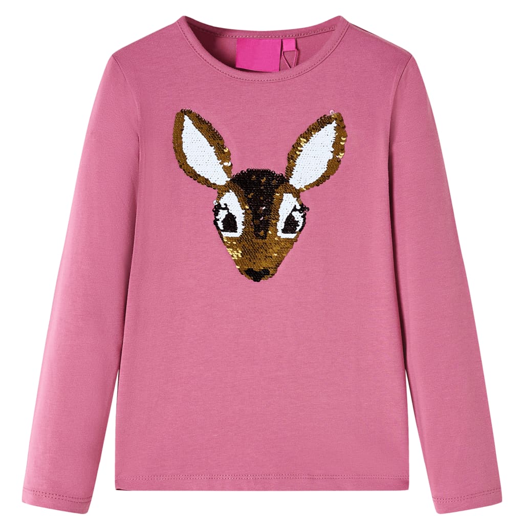 JUNG Vida Kinder-Langarmshirt Himbeerrosa 92