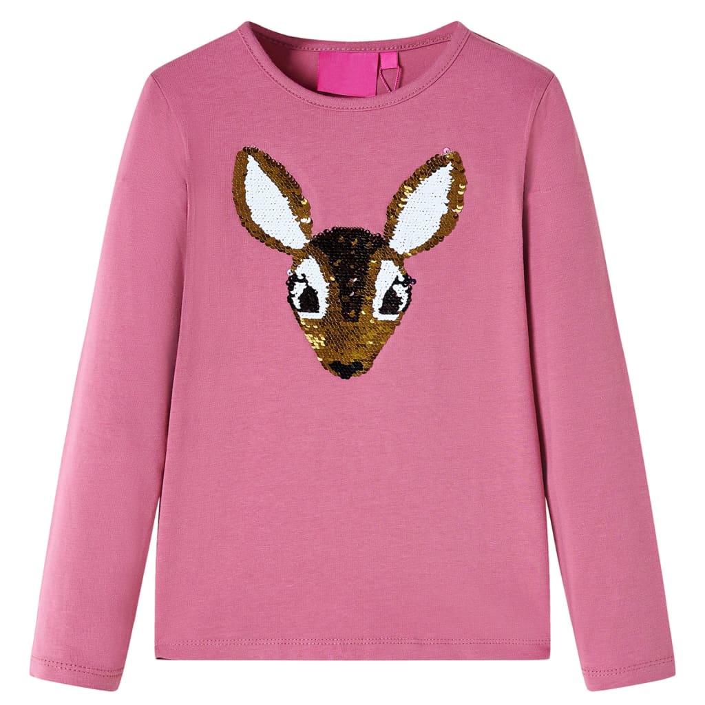 JUNG Vida Kinder-Langarmshirt Himbeerrosa 104