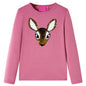 JUNG Vida Kinder-Langarmshirt Himbeerrosa 104