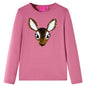 JUNG Vida Kinder-Langarmshirt Himbeerrosa 116