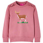 JUNG Vida Kinder-Sweatshirt Himbeerrosa 104