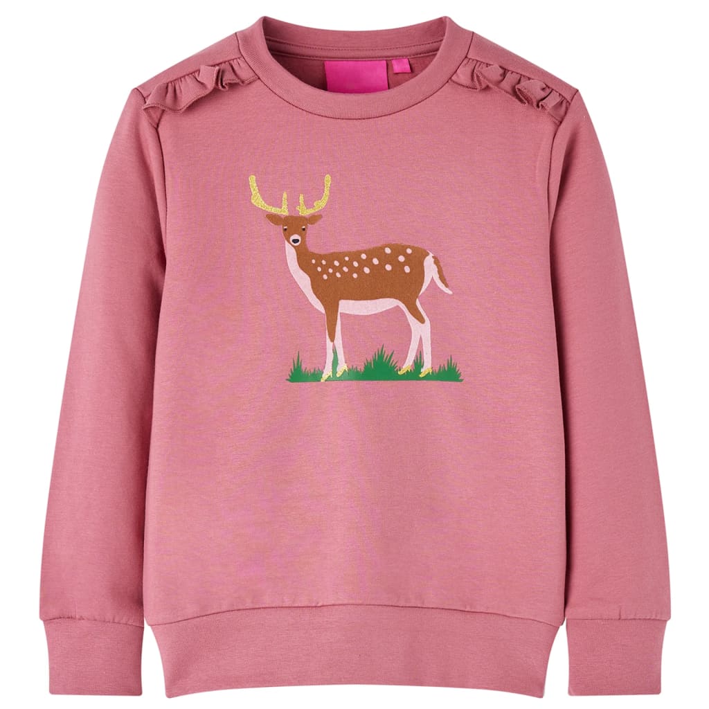 JUNG Vida Kinder-Sweatshirt Himbeerrosa 140