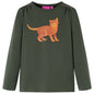 JUNG Vida Kinder-Langarmshirt Khaki 116
