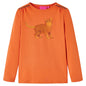 JUNG Vida Kinder-Langarmshirt Dunkelorange 116