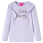 JUNG Vida Kinder-Langarmshirt Helllila 140