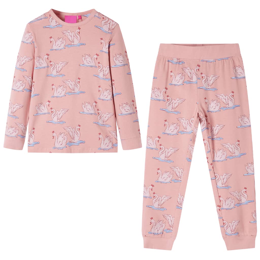 JUNG Vida Kinderpyjama mit Langen Ärmeln Hellrosa 116
