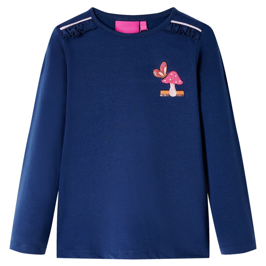 JUNG Vida Kinder-Langarmshirt Marineblau 104