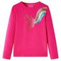 JUNG Vida Kinder-Langarmshirt Knallrosa 128