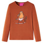 JUNG Vida Kinder-Langarmshirt Cognac 128