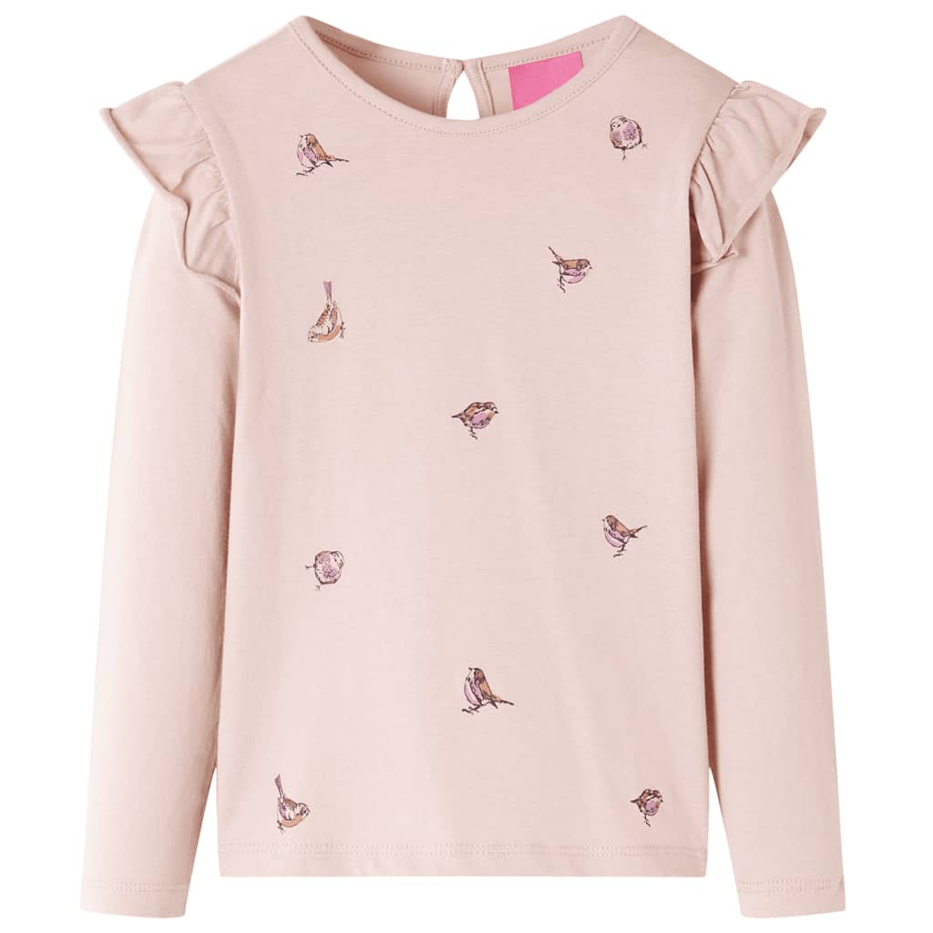 JUNG Vida Kinder-Langarmshirt Rosa 140