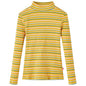 JUNG Vida Kinder-Langarmshirt Halbrollkragen Ocker 104