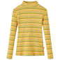 JUNG Vida Kinder-Langarmshirt Halbrollkragen Ocker 140