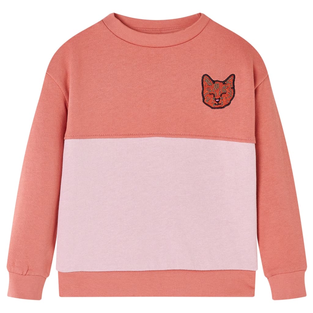 JUNG Vida Kinder-Sweatshirt mit Farbblock Rosa 104