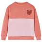 JUNG Vida Kinder-Sweatshirt mit Farbblock Rosa 116