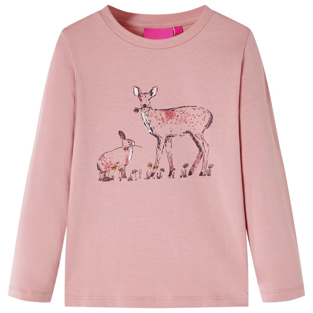 JUNG Vida Kinder-Langarmshirt Rosa 104