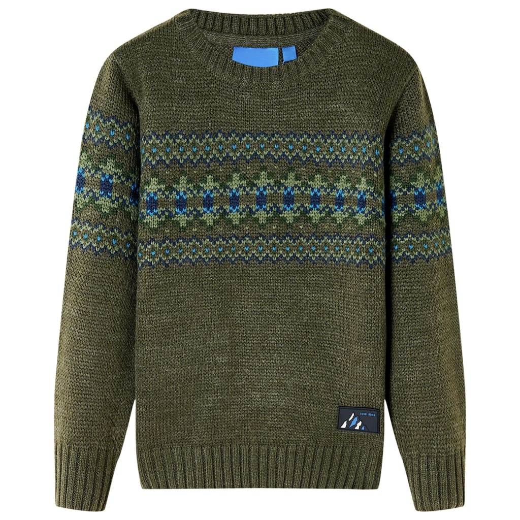 JUNG Vida Kinderpullover Gestrickt Khaki 92
