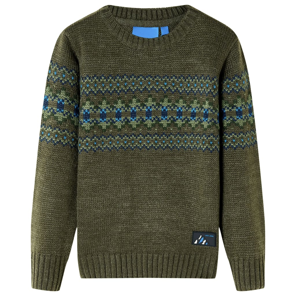 JUNG Vida Kinderpullover Gestrickt Khaki 116