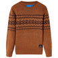 JUNG Vida Kinderpullover Gestrickt Cognac 104